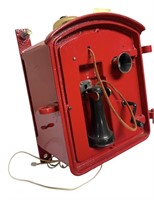 Old Cast Iron Heavy Fire Station Phone Bell System