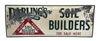 31" x 12" Darling's Soil Builders Vintage Sign