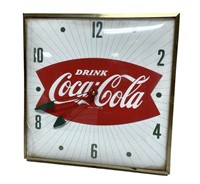 Pam Electric Coca-Cola Clock - Cracked