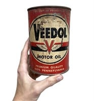 Old Veedol Oil Can