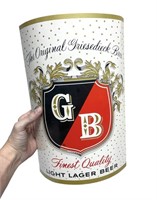 Griesedieck Bros. Beer Can Display Cardboard Sign