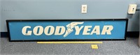 66" Double Sided Vintage Goodyear Sign