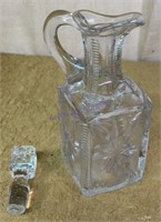 CRYSTAL CRUET WITH STOPPER