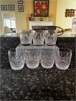 7 Waterford crystal marked