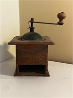 Antique grinder wooden