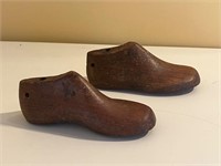 Vintage Wooden Baby child  Shoe Forms
