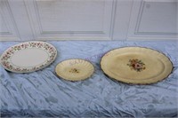 2 PC Imperial Wafer Platter s