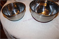 2 Luciano Stainless Mixing Bowls
