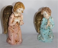 pair Fontanini italian kneeling angels    S