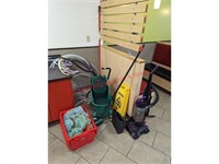 Mop Bucket, wet Floor Sign, Sweeper