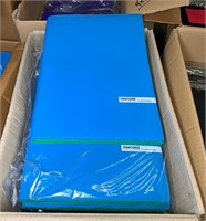 LOT OF 18 NEW 12X9 BLUE NOTEBOOKS, STATIONARY