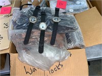 LARGE LOT OF NEW WATCHES AND CLOCKS
