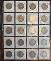 Lot of 20 Franklin Half’s (Dates in Description)