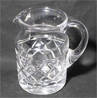 English crystal pitcher / creamer 4"   S