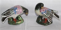 pair Andrea decorative bird figurines     S