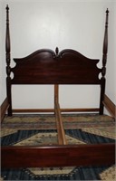 wood rice carved king size bed by American Designs
