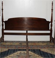 vintage solid cherry king size bed