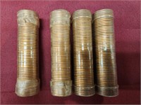 4 rolls of 1960 pennies