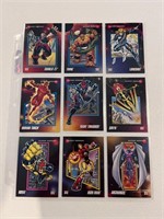 Marvel Comic Cards Iron Man Thing
