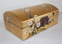 hand painted Asian jewelry box casket    S