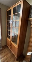 China cabinet - 83"t x 37 3/4"w x 16 1/2"d - not