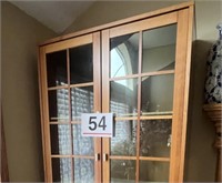 China cabinet - 83"t x 37 3/4"w x 16 1/2"d - not