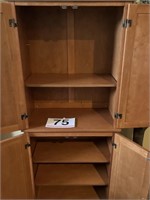 Cabinet - 72"t x 28 1/2"w - wooden
