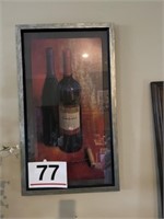 Wine bottle picture - 37"t x 21 1/2"w