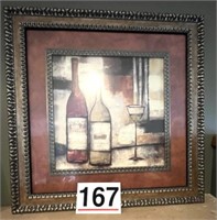 Wine painting - 38 1/2"W square
