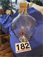 Jumbo Merlot bottle - glass - 21 1/2" tall