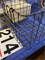 Wire basket, recipe card holder, Airwick and