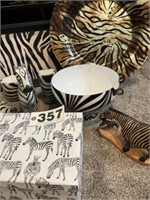 Collection of zebra decor