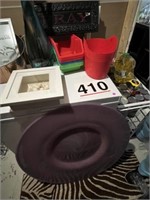 Silicone containers, vase, very large plate