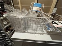Wire baskets - 1 XL, 2 lg, and assorted