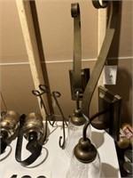 Small easel, 27"H sconces and candle sconces