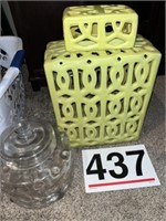 Candy jar and bottle shaped decor