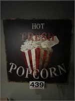 Popcorn painting oil on canvas