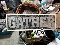 Gather and cotton wall hangings
