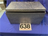 Metal storage box - 11 1/2"T x 24"W