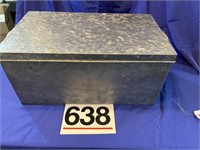 Metal storage box - 11 1/2"T x 24"W