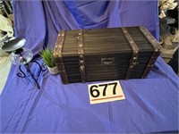 Chest type box - 23"L, plant and candle holder