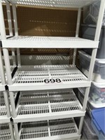 Storage Shelf Heavy duty Plastic H-72"x36"
