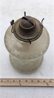 (2) OIL LAMPS, MISSING PARTS