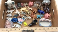 ASSORTED FIGURINES AND SALT & PEPPER SHAKERS