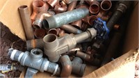 Assorted, copper fittings, and chords