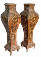 PAIR OF VINTAGE FRENCH PEDESTALS