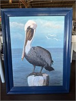 The Pelican Acrylic Painting