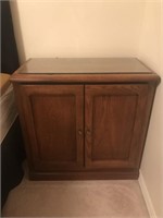 2 Door Wood Cabinet End Table B