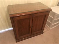 2 Door Wood Cabinet End Table C