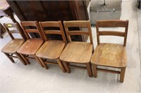 Oak Childs Kindergarten Chairs